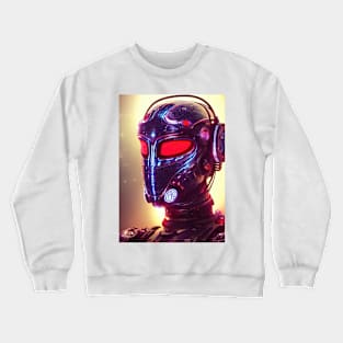 Cybernetic helmet Crewneck Sweatshirt